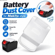 BACKSTREET4FZS Battery Dust Cover, Snap-On Plastic Battery Dust Cap,  Dustproof White Protective Bat