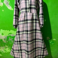 Baju Gamis Wanita Terbaru Midi Dress Teta / Gamis Remaja