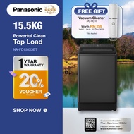 [𝐅𝐑𝐄𝐄 𝐃𝐄𝐋𝐈𝐕𝐄𝐑𝐘] PANASONIC NA-FD155X3BT (15.5kg) Powerful Clean & Convenient Top Load Washing Machine