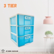 Maxonic Multipurpose A4 Size Drawer/Document Drawer/Laci Plastik/Storage Drawer/ Laci A4 Saiz/Organi