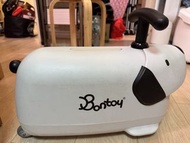 Bontoy Traveller 兒童騎乘行李箱（黑白斑點狗款式）