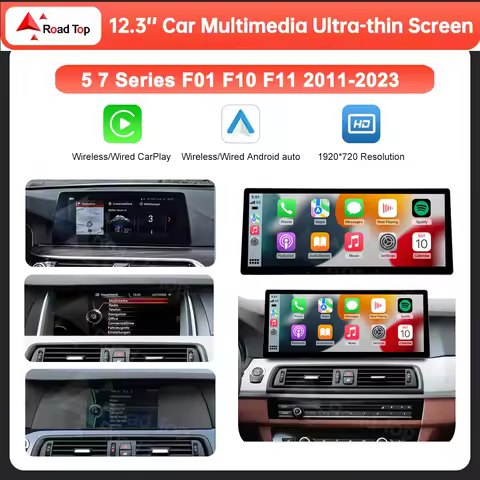 12.3'' Car Multimedia Display Screen For BMW 5 Series F10 F11 7 Series F01 F02 F03 CIC NBT EVO Wirel