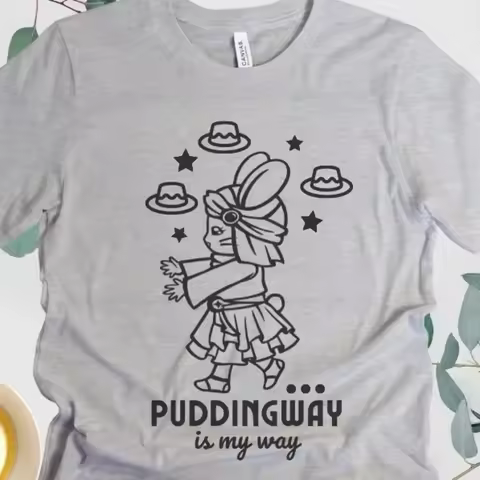 Ffxiv Puddingway Final Fantasy Xiv Loporrits Pudding Endwalker Moon Bunny T Shirt For Gamer
