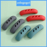 cologogo1 Silicone Hot Handle Holder Cover Set Assist Pan Handle Sleeve Non-Slip Heat Resistant for Cast Iron Pot Woks F