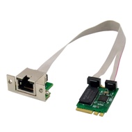 () 5X M.2 A+E 2.5G Ethernet Adapter 2.5G/1G/100M Multi-Gigabit M.2 Network Card 8125B COM