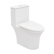 NASCO สุขภัณฑ์ 1 ชิ้น NC-8630S-WA 3/6 ลิตร สีขาว จัดส่งโดย HomePro ชักโครก โถส้วม