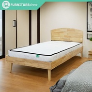 LOFT Living MITO Solid Wood Single Bed MUJI Style bed frame katil kayu MUJI-Natural