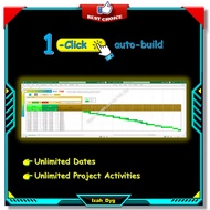 Dynamic Project Planner @ Gantt Chart Jadual Projek Jadual Kerja Project Plan Project Timeline in Ex