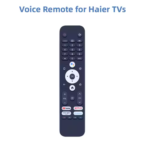 New HTR-U31 Bluetooth Voice Remote Control For Haier Android Smart TV H50K66UG H55K66UG H58K66UG H65