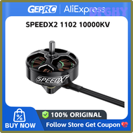 มอเตอร์10000KV SPEEDX2 Fghy GEPRC 12A 1102มอเตอร์ไร้แปรงถ่านสีดำพร้อมอุปกรณ์คอปเตอร์หลายใบพัดโดรนสำห