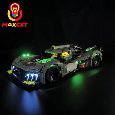 MAXCXT LED Light Set For Technic LEGO 42156 Peugeot 9X8 24H Le Mans Car DIY Decorative Lamp Not Incl