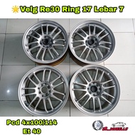 Velg Re30 Ring 17 Lebar 7 Pcd 4x100/114 Et 40