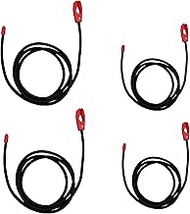 Lekarf 4PC Pack GS Certified self-bite & Adjustable Bungee Cords Include 2x24, 2x48 with Organized T