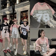 Okaland No. 78 Unisex T-shirt Wide-neck Foam Sports Shirt for Men and Women-jeresy NO.78