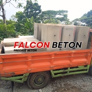UDITCH 30x40x120 PLUS COVER ( TUTUP U-DITCH 30x60x10 2Pcs ) MUTU BETON K-300 Falcon Beton Perkasa So