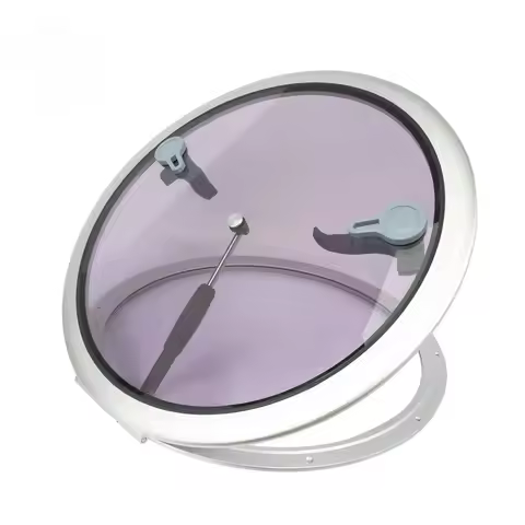 Aluminium Boat Window Porthole Anti-corrosive Aluminium Frame Marine Windows Acrylic Round Deck Hatc