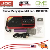 FREE 30 Juzuk Surah Al-Quran Original JOC Radio H798 Rechargeable USB and micro SD Slot, Mini Digita