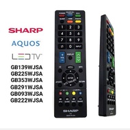 SHARP AQUOS LCD LED TV Remote Control GB291WJSA Compatible With BG225WJAS ,GB217WJSA1,GB215WJSA1,GB1