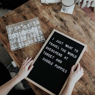 Letter Board Wood Frame 30 x 40cm