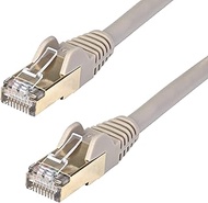 StarTech.com 6ASPAT10MGR Category 6a LAN Cable 10m Gray Snag Resistant RJ45 Connector CAT6a Ethernet