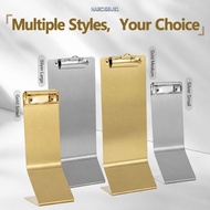 NARCISSUS13A0E Menu Clip Stand, Vertical Stainless Steel Receipt Holder, Simple Portable Bill Clip R