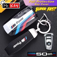 【Mr.Key】BMW M Power Style Key Case fob For F20 F30 G20 F31 F34 F10 G30 F11 E39 E46 E60 E70 E87 E90