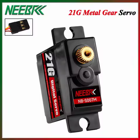 NEEBRC 21G Metal Gear Waterproof Digital Servo for 1/12 1/14 1/16 1/18 RC Car Dron Boat Hyper Go 142