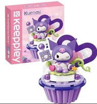 全新現貨 🉐Qman Keeppley Kuromi 積木 grape cupcake積木 （cupcake系列）