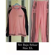 SET BAJU SUKAN LELAKI DAN WANITA XL