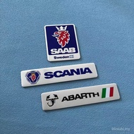 Hot-selling Applicable SAAB Sabo Car Logo Sticker ABARTH ABARTH Car Metal Decorative Sticker Scratch