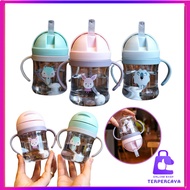 OST Viral Children's Drinking Bottle 280ML Animal Character Baby Water Bottle Toddler Training Cup P