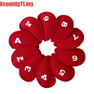 KSOUNLG11 Golf Iron Headcover 3-SW Sports Golf Iron Covers Set Protective Accessories Iron Wedge Pro