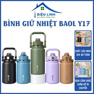 BAOL Y17 Thermos Bottle with Handle, Spill-Proof Locking Lid, Water Bottle Capacity 1200ml, 1500ml, 