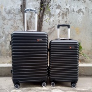 24 INCH FIBER SUITcase SWISS POLO 6903 LUGGAGE SIZE