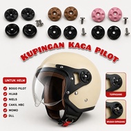 HONDA Full set coupling bolts (right and Kiri) Helmet Cover ScoopyHONDA Bogo Pilot helmet/ HBC Cakil