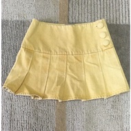 New Yellow Fashion Skirt
