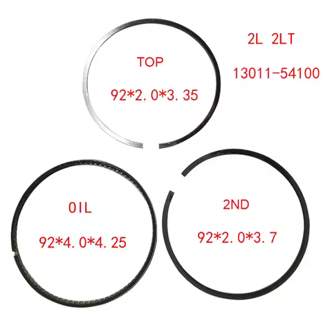 Engine Piston Ring 2L 2LT 2*2*4 STD 35867 92MM 13011-54100 For Toyota Mark II Land Cruiser Hilux Hia