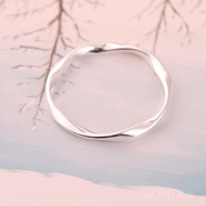 奥芙999纯银戒指女闭口莫比乌斯环复古素圈高级感尾戒情人节礼 Ww2f0G1LX20215