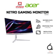 ACER NITRO XZ6 XZ306C XWMIIPPHX 29.5'' WFHD CURVED LED 200Hz GAMING MONITOR-WHITE