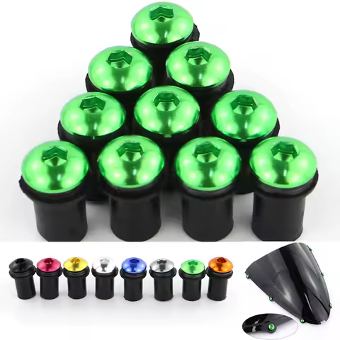 M5*16 10 Pcs Windscreen Screws Windshield Bolts For Kawasaki Ninja 650 ER-6n Ninja 650R ER-6f Ninja 