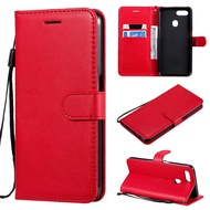 Phone Case For OPPO A12 A3S A5 A5S A7 AX5 AX7 AX5S A12E F5 F7 F9 F11 F11 Pro Magnetic Leather Wallet