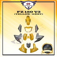 FZ 150 V3 COVER SET YAMAHA FZ150 (YELLOW + GREY)