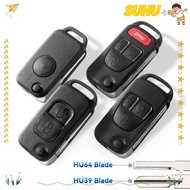 SUHU Car Key Cover, 1/2/3/4 Buttons Remote Key Case, Supplies Flip HU39 HU64 Folding Key Shell Case 