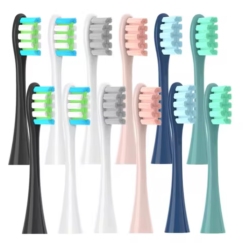 Replacement Heads For Oclean Flow/X/ X PRO/ Z1/ F1/ One/ Air 2 /SE Brush Heads Soft DuPont Sonic Too