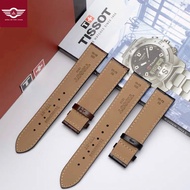 [GENUINE] Tissot leather watch strap size 19,20,21,22mm, no buckle with embossed logo (FULL 2 COLORS