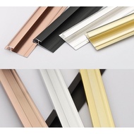 Aluminum alloy 3mm aluminum-plastic panel decorative line edge strip I-shaped yin and yang angle UV 