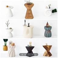 Nordic Simple Art Geometric Side Table Living Room Coffee Table Study Side Table Must-have E0 Grade 