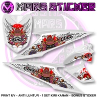 STRIPING CARBONBEAT CLEAR MATERIAL VARIATION OF ARAI PREMIUM QUALITY STICKERS