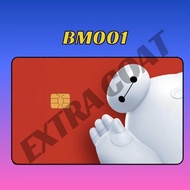 Geto card skin atm sticker emoney BAYMAX