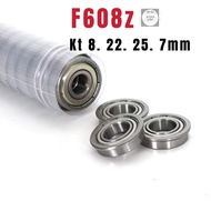 New F608Z bearing with rim size (8*22*25*7mm) bearing steel